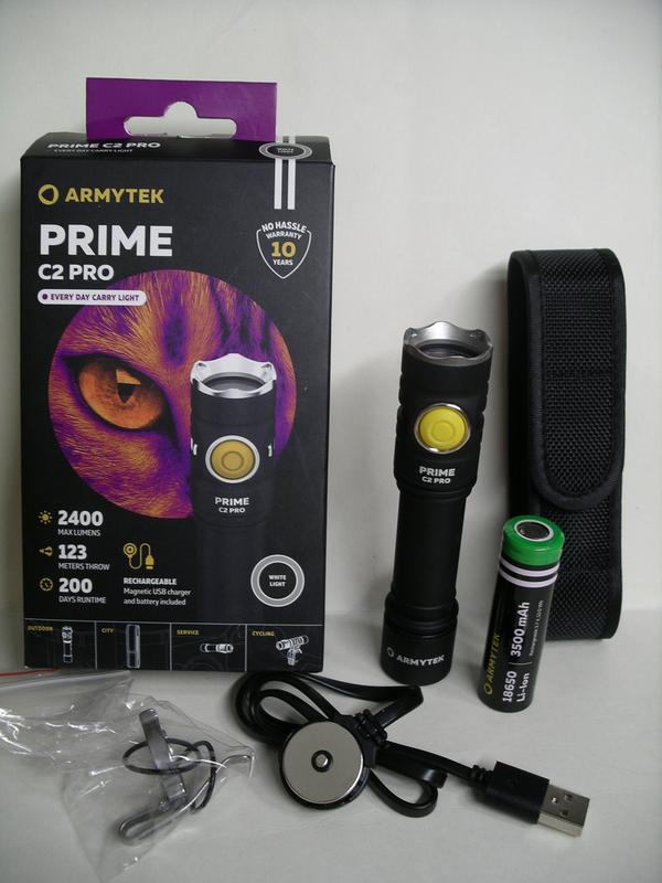 Ліхтар Armytek Prime C2 Pro Marnet USB Warm Фото 2